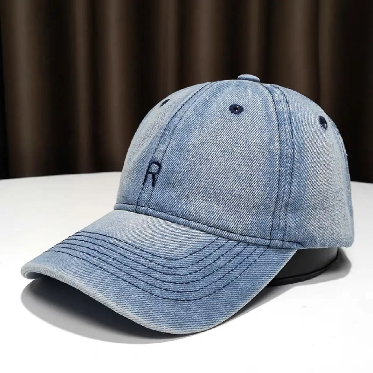 Denim Cap Sun Hat for Men Women Spring Summer - Image 3