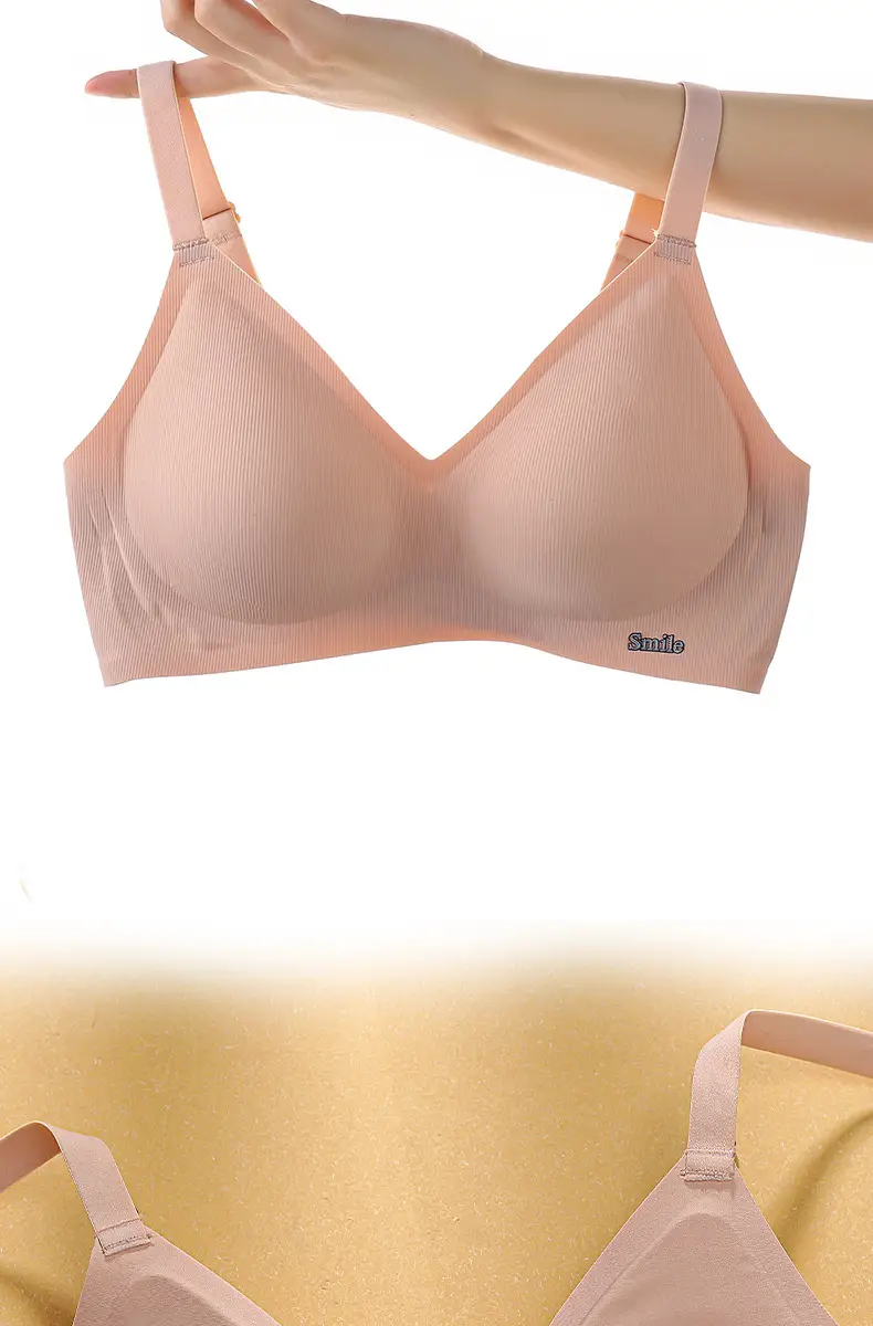 Seamless Naked Sense Underwear Women's Jelly Soft Support Adjustable Breast Lip Anti-sagging Ultra-soft Thin Bra without Steel Ring — feature 21