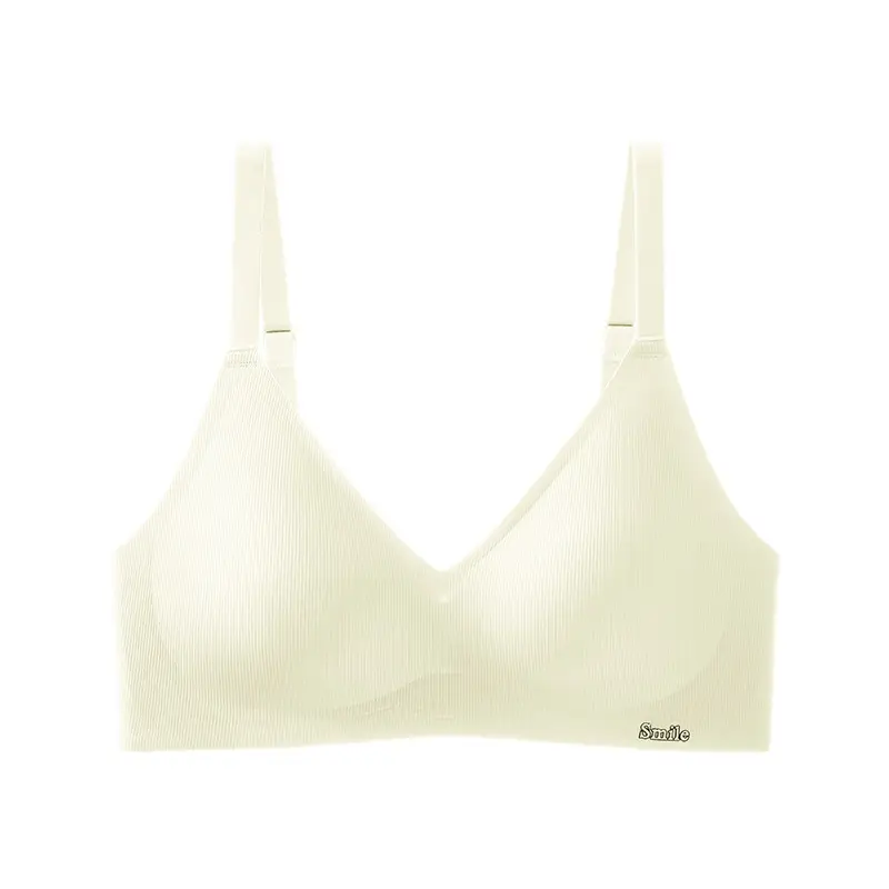 Seamless Naked Sense Underwear Women's Jelly Soft Support Adjustable Breast Lip Anti-sagging Ultra-soft Thin Bra without Steel Ring