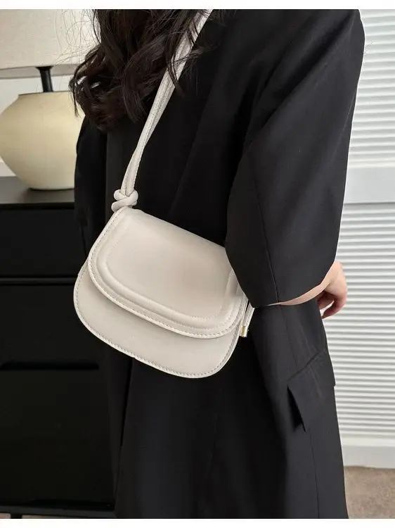 Women's White Grey Crossbody Bag 2023 Spring - Image 5
