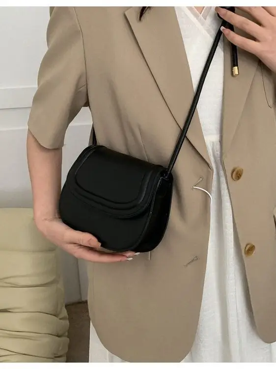 Women's White Grey Crossbody Bag 2023 Spring - Image 8