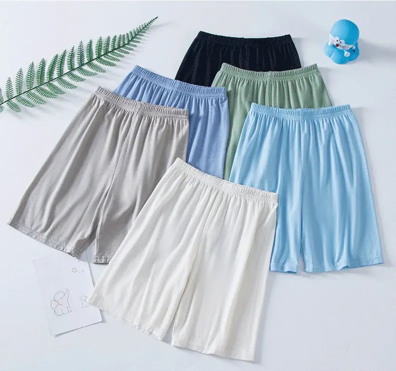 Children's Grey Modal Summer Shorts Casual Fit — feature 5