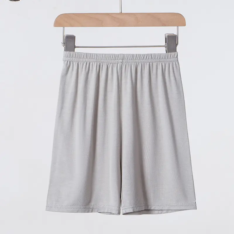 Children's Grey Modal Summer Shorts Casual Fit - Image 2