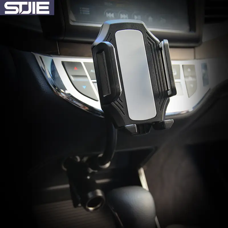 Dual USB Car Phone Holder 360 Rotating Universal Charging - Image 8