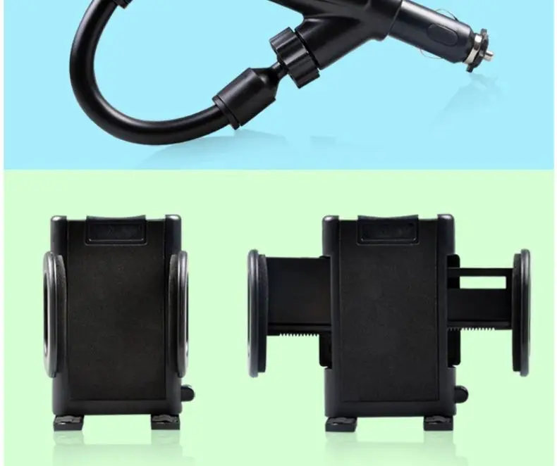Dual USB Car Phone Holder 360 Rotating Universal Charging — feature 13