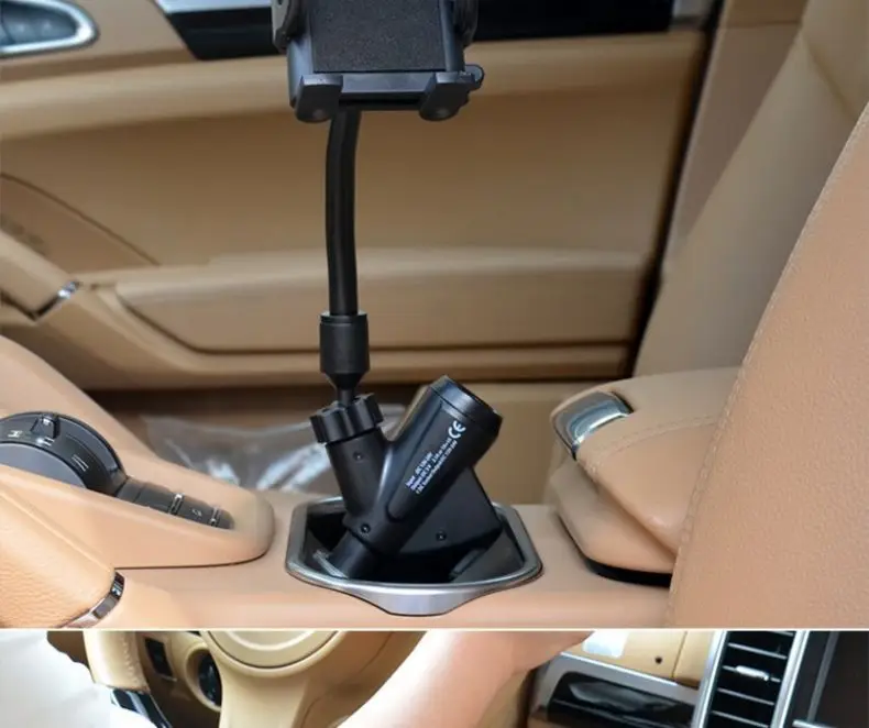 Dual USB Car Phone Holder 360 Rotating Universal Charging — feature 17