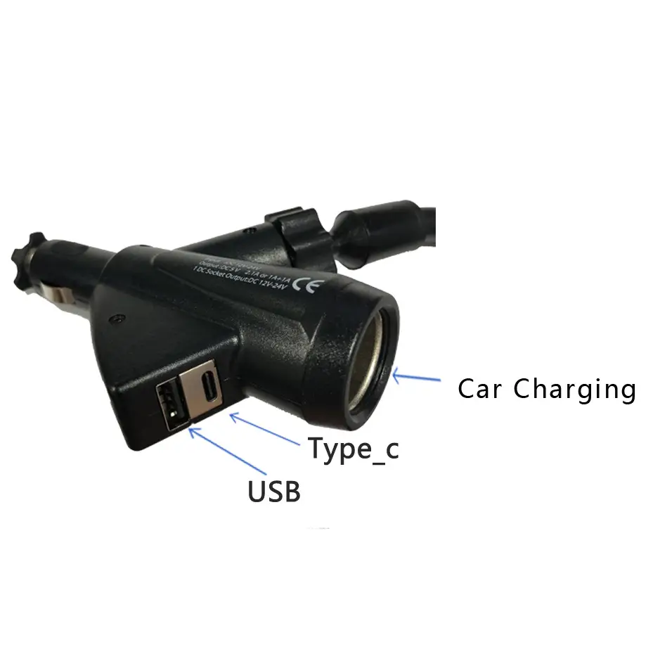 Dual USB Car Phone Holder 360 Rotating Universal Charging — feature 31