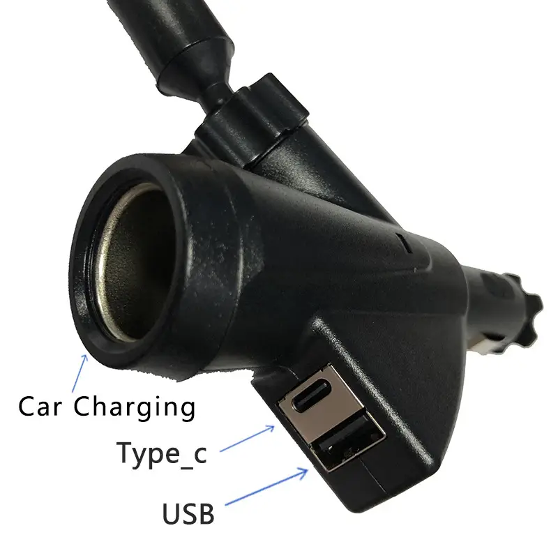 Dual USB Car Phone Holder 360 Rotating Universal Charging - Image 6