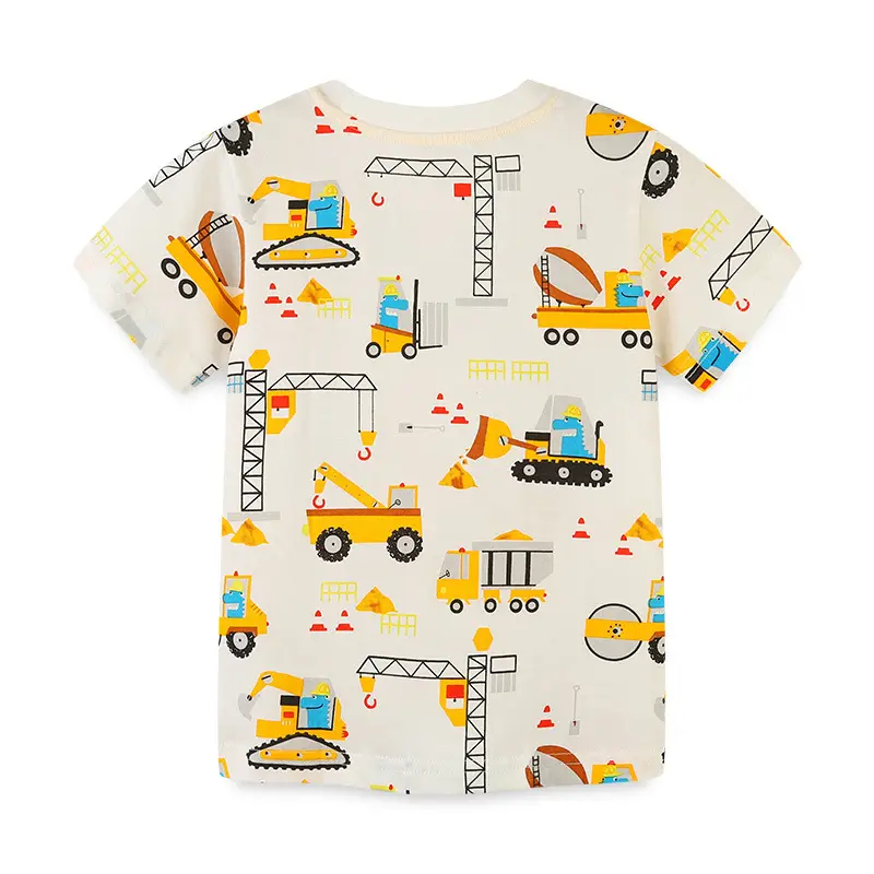 Aosta Betty Kids Cotton Truck Print T-Shirt