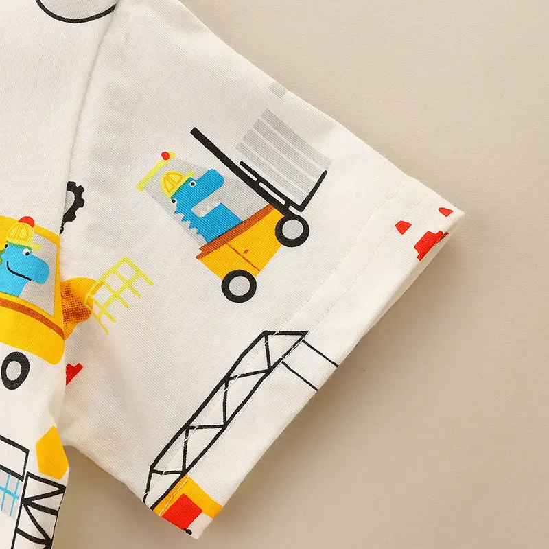 Aosta Betty Kids Cotton Truck Print T-Shirt