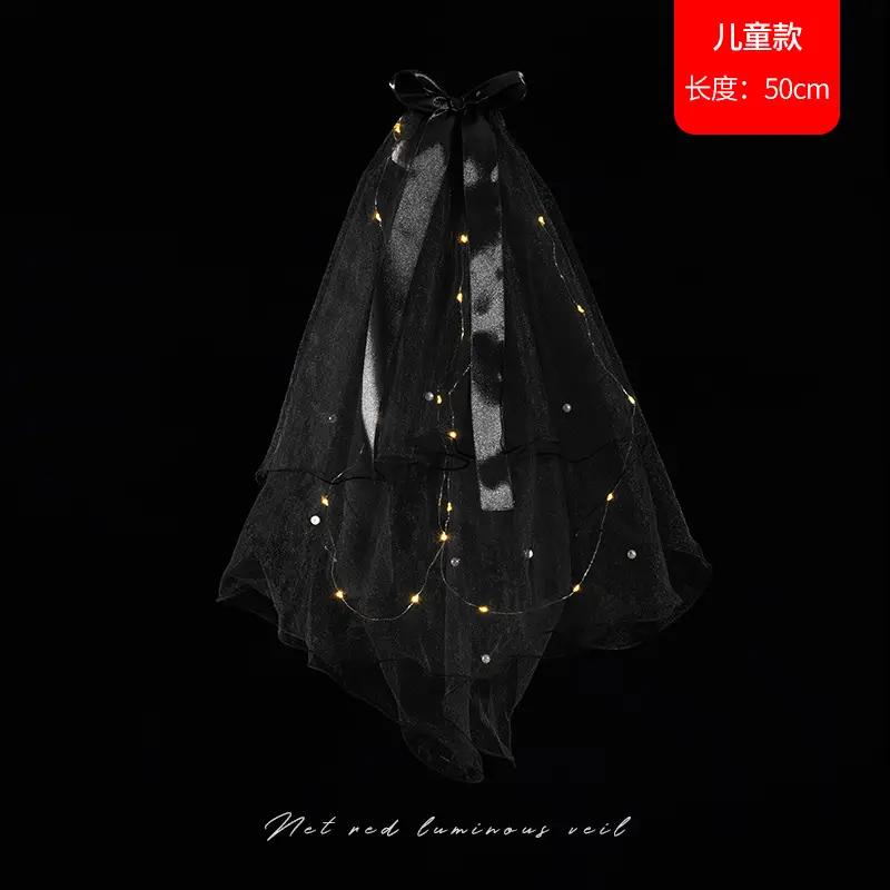 White Multi-Layer Veil Cover for Bride Wedding Dress - Image 7