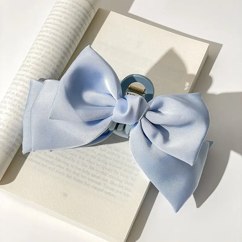 Women's Large Shark Hair Clip with Bow Design - Image 2
