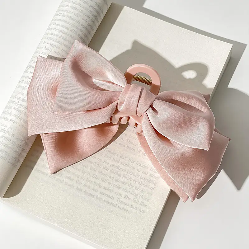 Women's Large Shark Hair Clip with Bow Design - Image 3