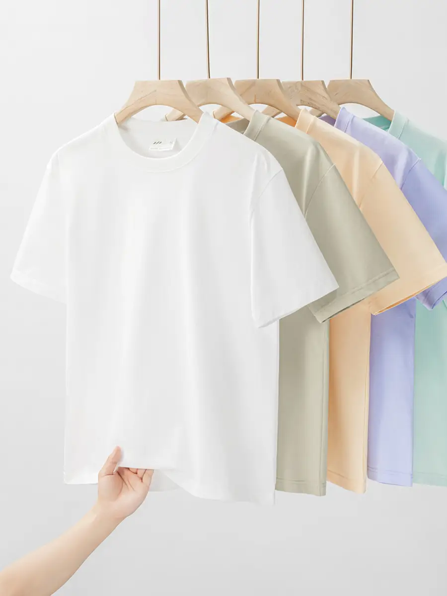 Men Black White Raglan Sleeve T-Shirt 230g - Image 33