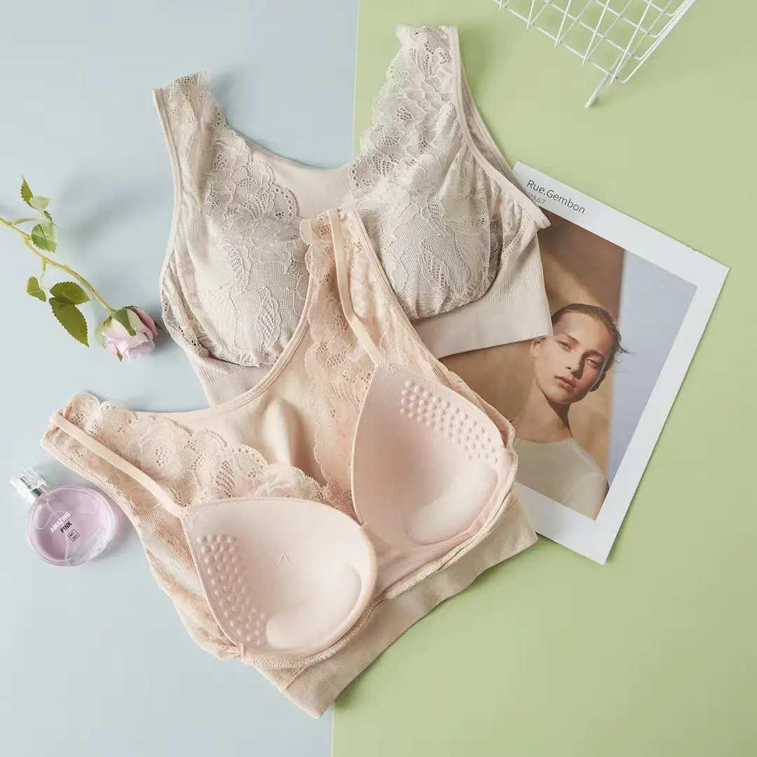 Wire-Free Sleep Bra for Women, Latex Cups, Zero Pressure — feature 3