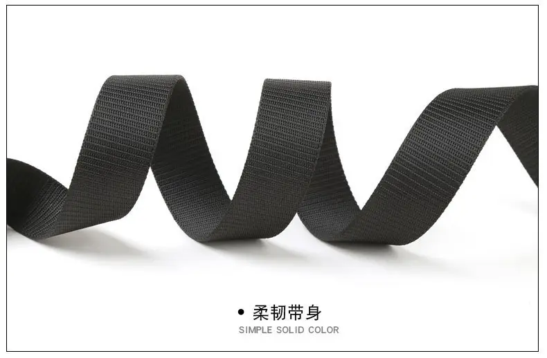 Men's Black Tactical Nylon Belt with Metal Buckle — feature 27