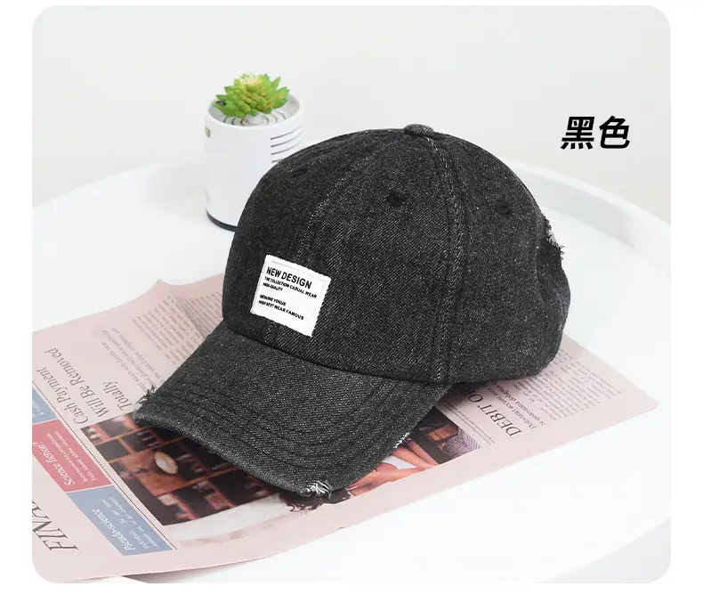 Light Blue Distressed Cowboy Hat for Men — feature 3