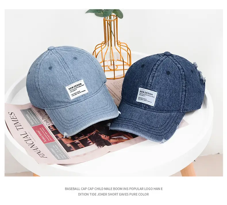Light Blue Distressed Cowboy Hat for Men — feature 7