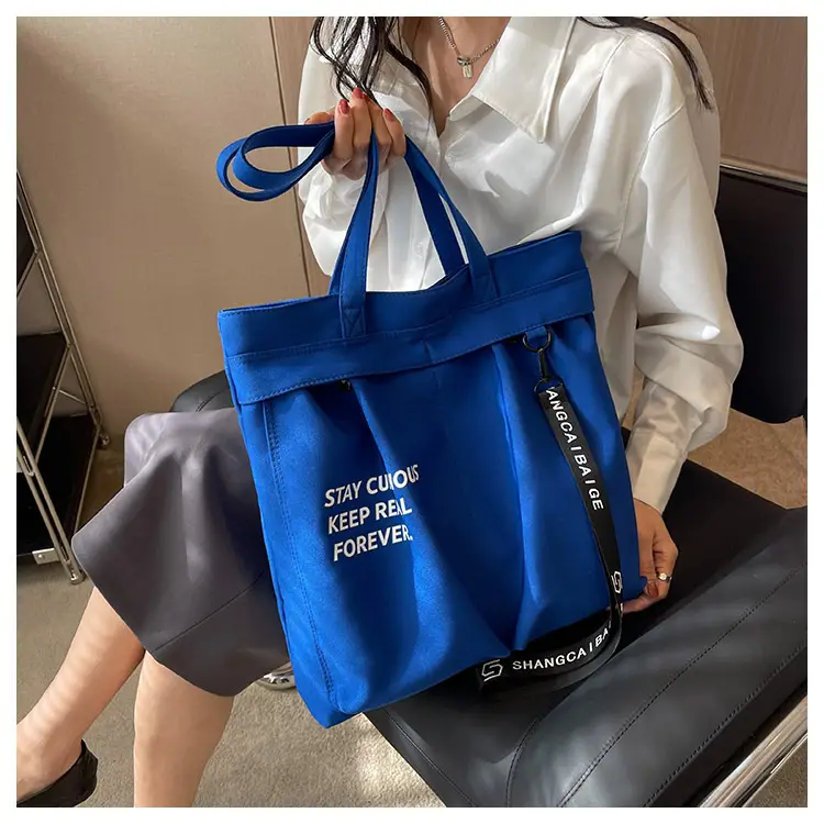 Japanese Style Canvas Shoulder Bag Women Large Capacity 2023 — feature 14