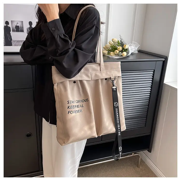 Japanese Style Canvas Shoulder Bag Women Large Capacity 2023 — feature 20