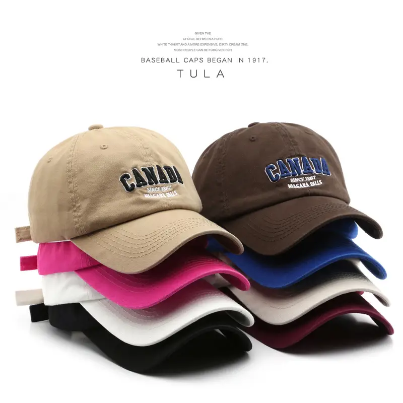 Black Canada Flag Baseball Cap for Men - Image 9