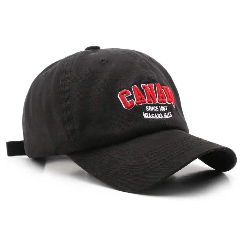 Black Canada Flag Baseball Cap for Men - Image 13