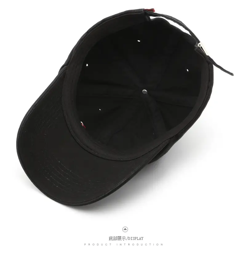 Black Canada Flag Baseball Cap for Men — feature 10