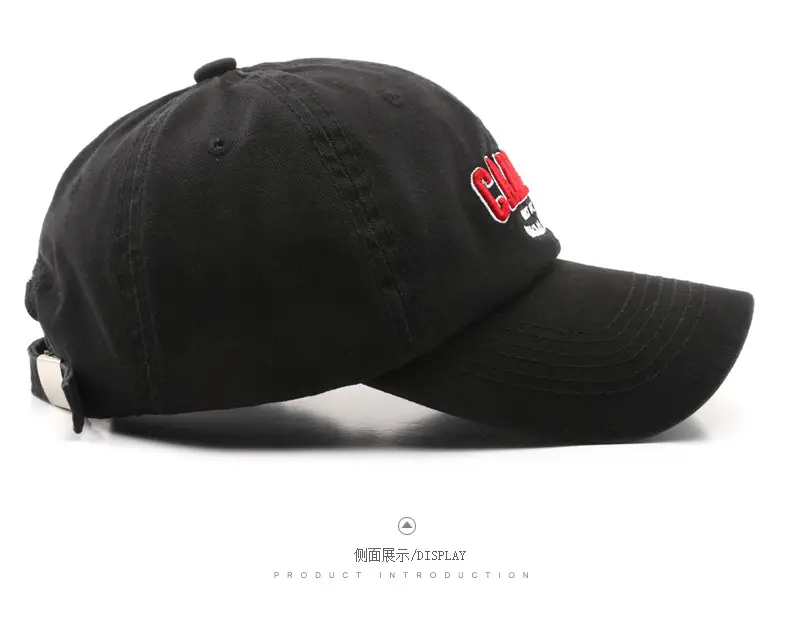 Black Canada Flag Baseball Cap for Men — feature 7