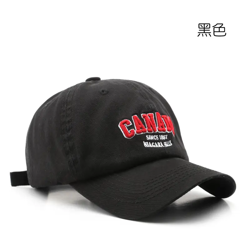 Black Canada Flag Baseball Cap for Men - Image 3