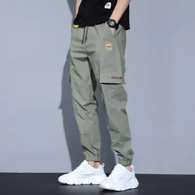 Men's Loose Leg Harlan Pants 2022 Beige - Image 12