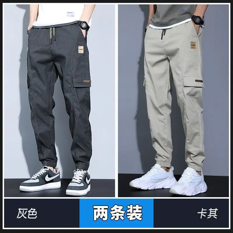 Men's Loose Leg Harlan Pants 2022 Beige - Image 6