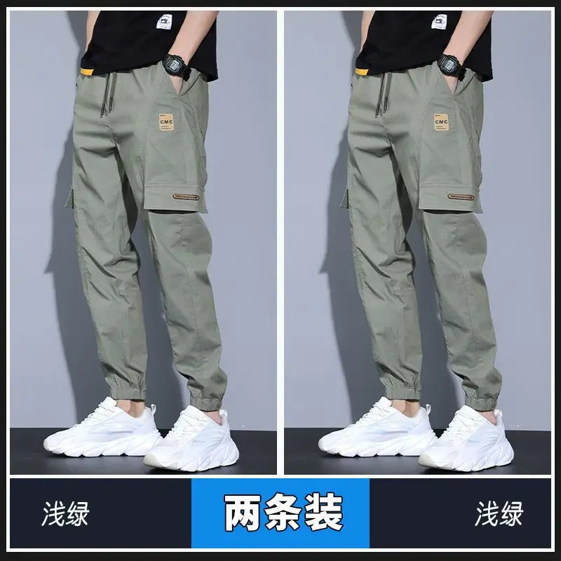 Men's Loose Leg Harlan Pants 2022 Beige - Image 9