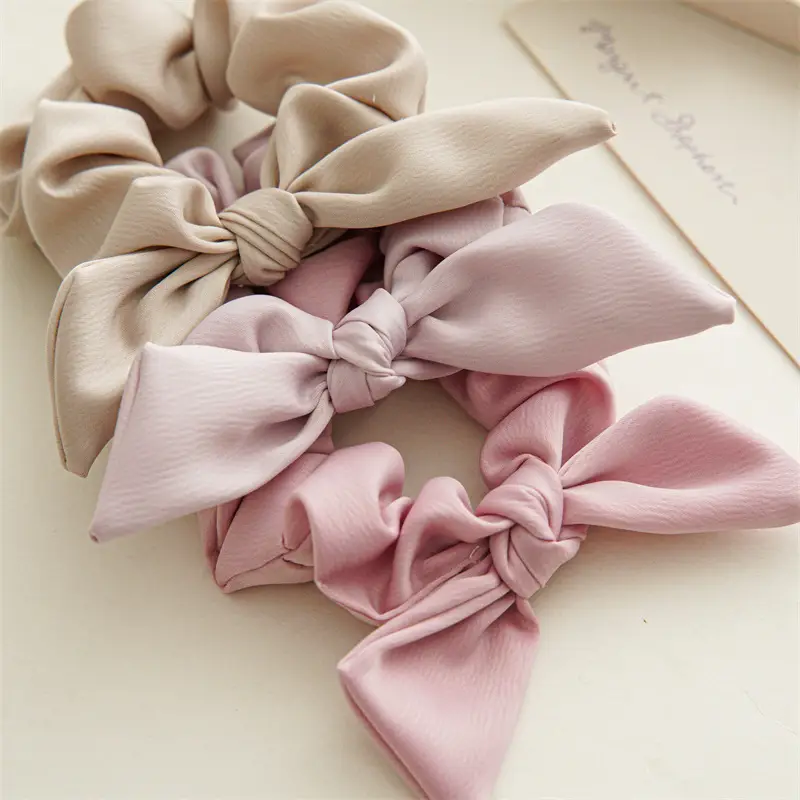 2023 New Pink Bow Hair Ring for Women - Image 10