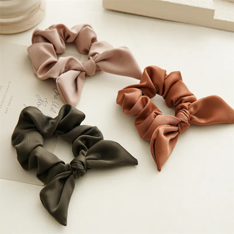 2023 New Pink Bow Hair Ring for Women - Image 11