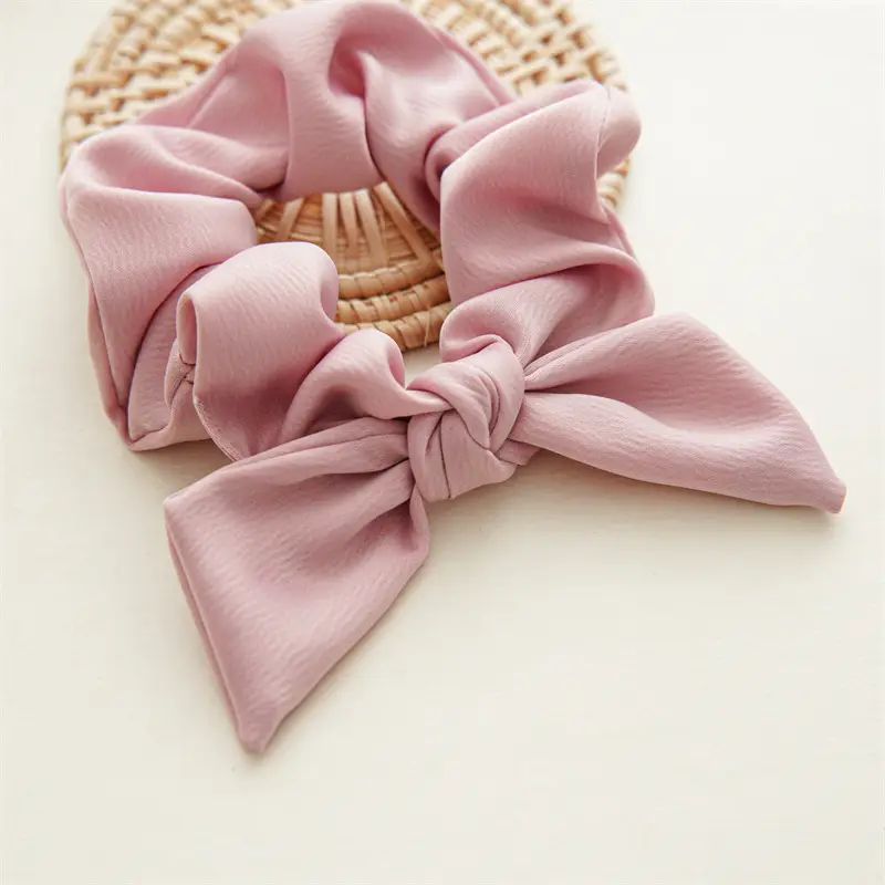 2023 New Pink Bow Hair Ring for Women — feature 9