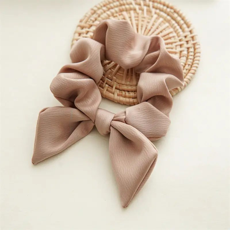 2023 New Pink Bow Hair Ring for Women - Image 4