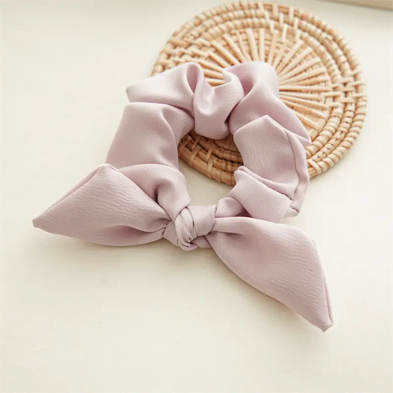 2023 New Pink Bow Hair Ring for Women - Image 8