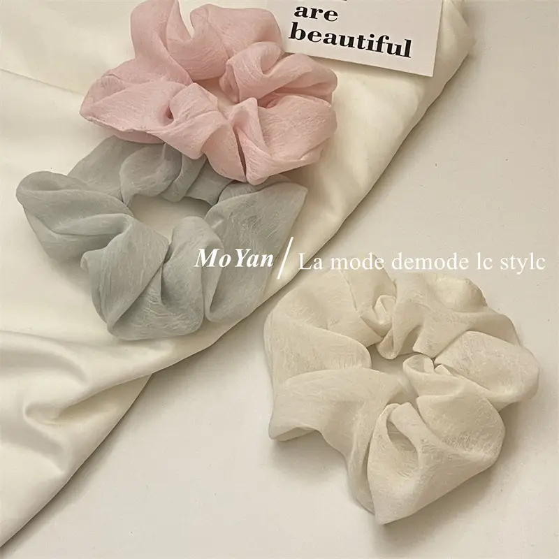 Pink Hair Tie for Women's Hair Accessories - Image 3