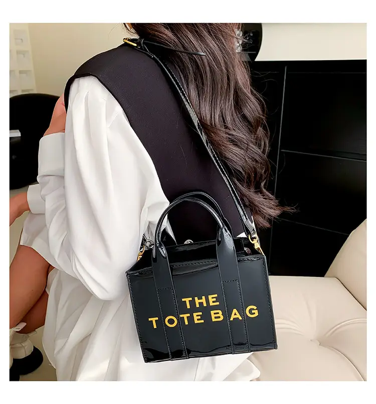 Pink Korean Letter Shoulder Tote Bag for Women — feature 18