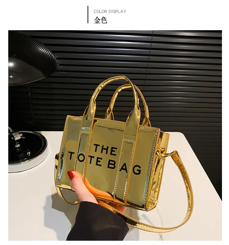 Pink Korean Letter Shoulder Tote Bag for Women — feature 23