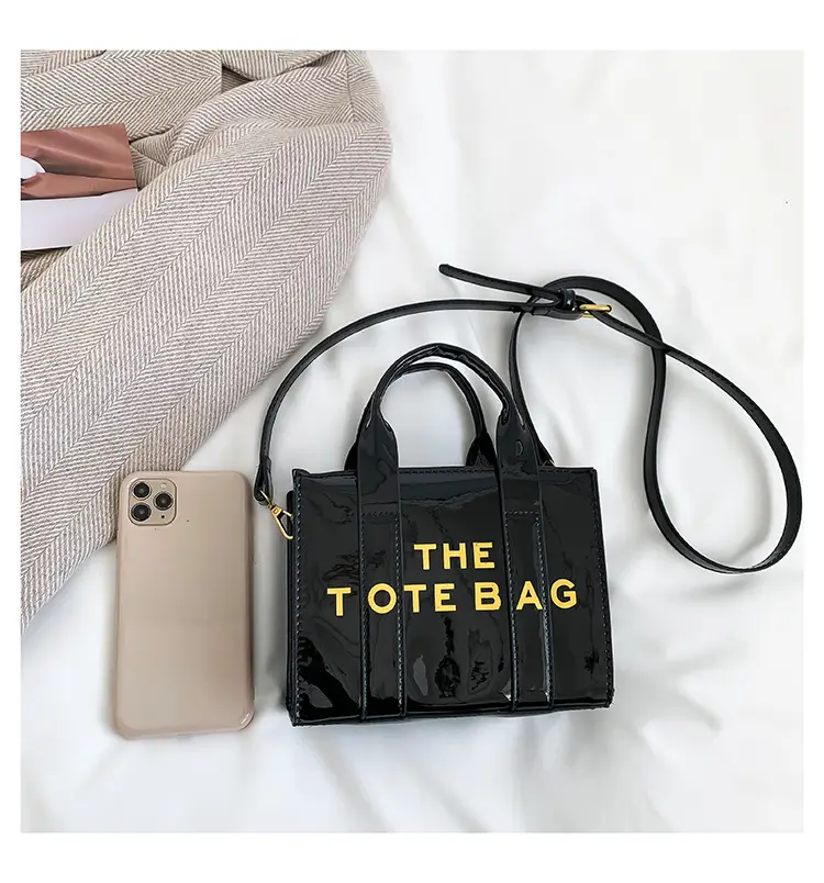 Pink Korean Letter Shoulder Tote Bag for Women — feature 29