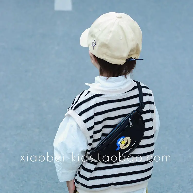 Brown Cotton Cap for Boys Sunscreen Protection - Image 18