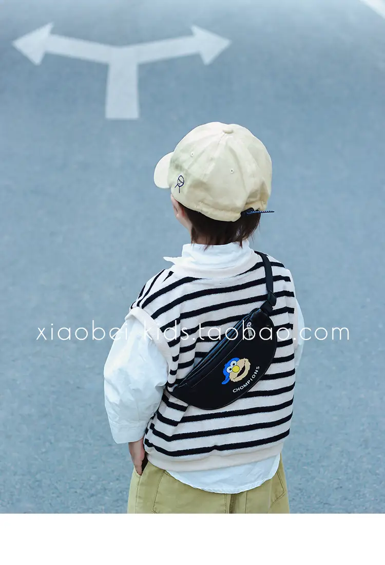 Brown Cotton Cap for Boys Sunscreen Protection — feature 11