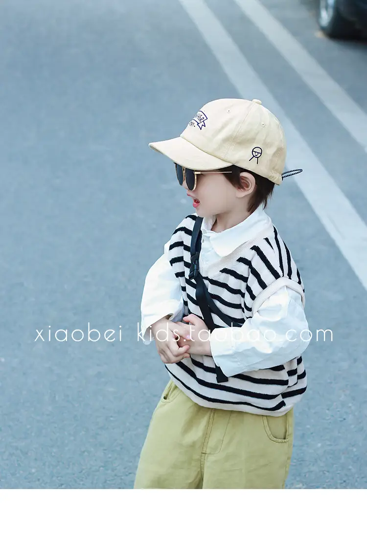 Brown Cotton Cap for Boys Sunscreen Protection — feature 6