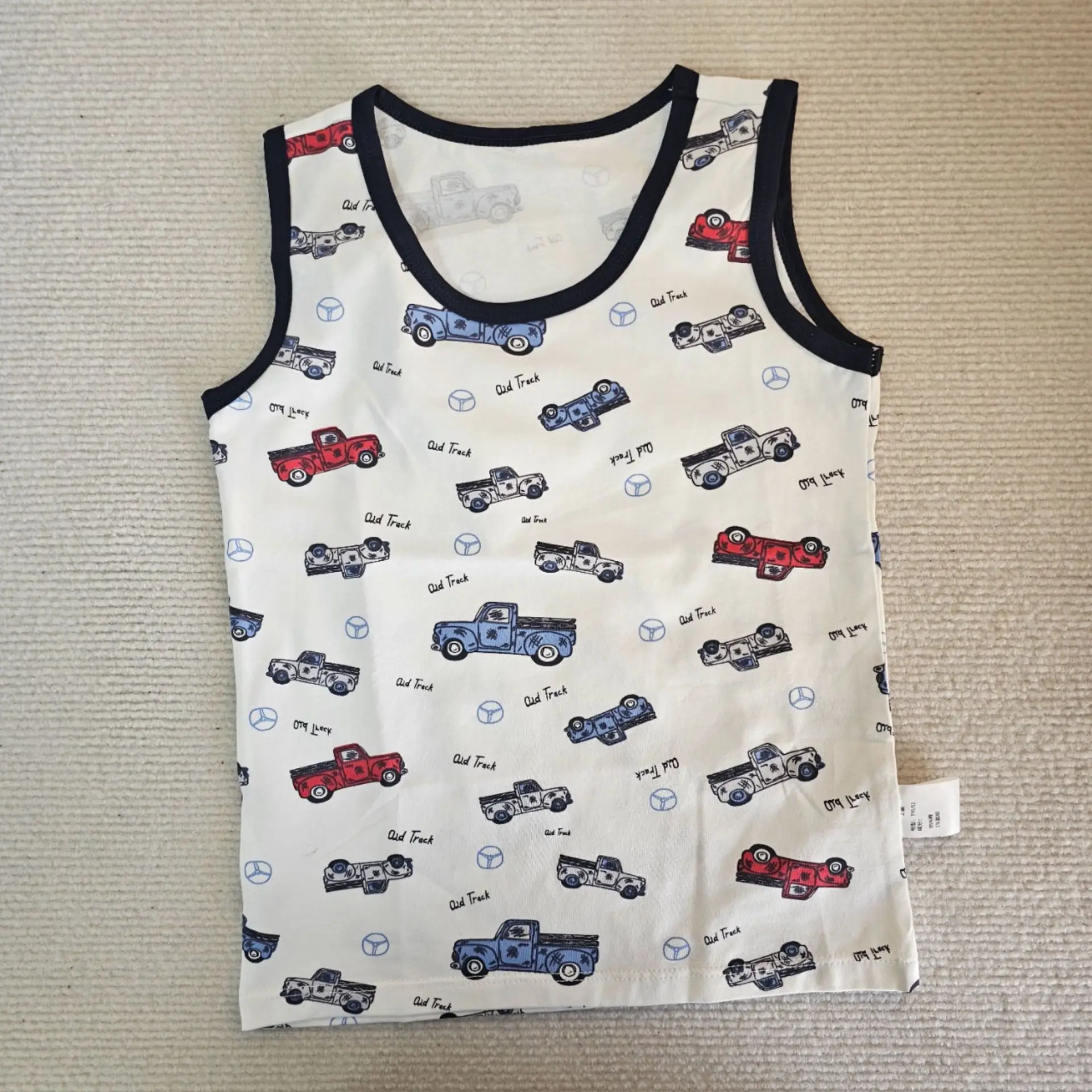 Girls Sleeveless T-Shirt Jacket Summer 2024 Green Cartoon Bottoming - Image 11