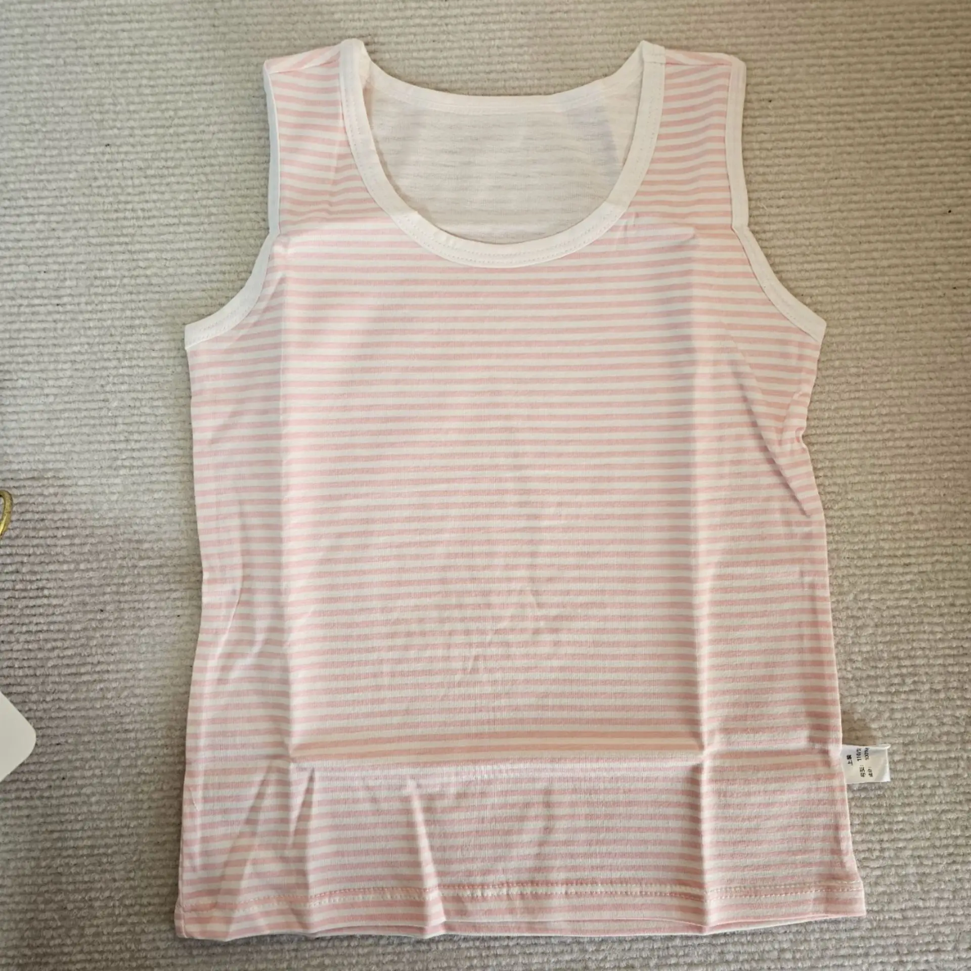 Girls Sleeveless T-Shirt Jacket Summer 2024 Green Cartoon Bottoming - Image 8