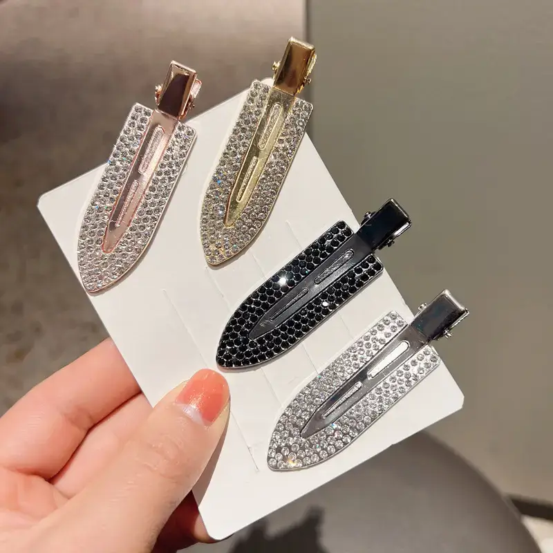Pearl Rhinestone Wheat Fringe Hairpin Women's Back of Head Ball Head Disc Hair Artifact Temperament Ponytail Buckle Clip Headdress — feature 4