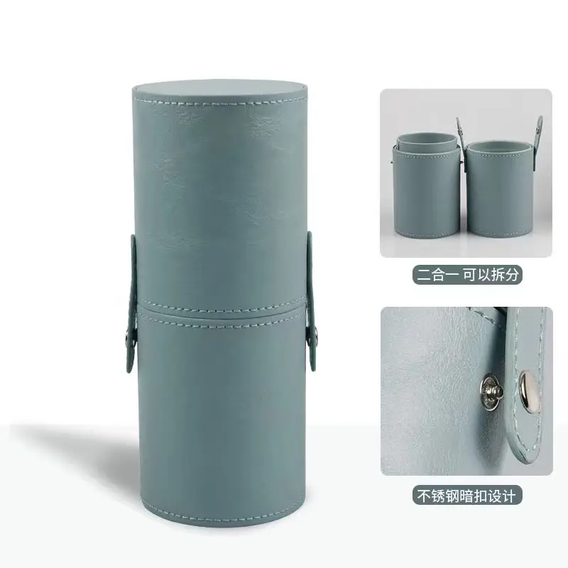 Portable Waterproof Dustproof Cosmetic Brush Storage Bucket - Image 11