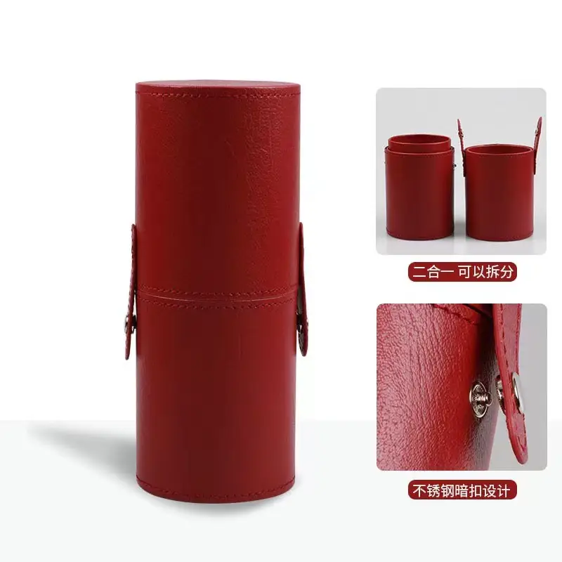 Portable Waterproof Dustproof Cosmetic Brush Storage Bucket - Image 12