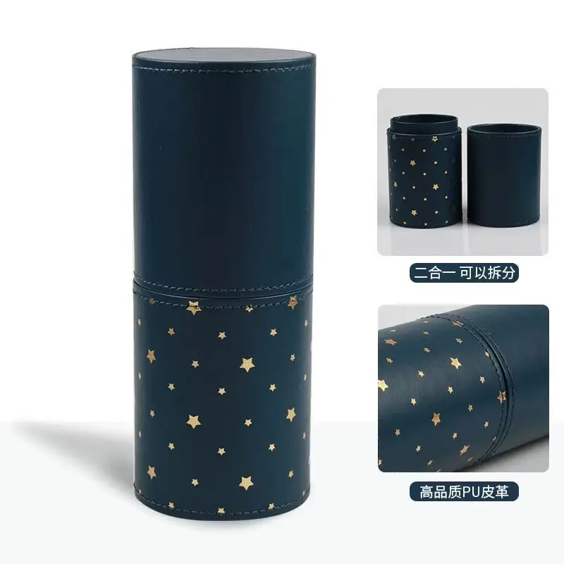 Portable Waterproof Dustproof Cosmetic Brush Storage Bucket - Image 13